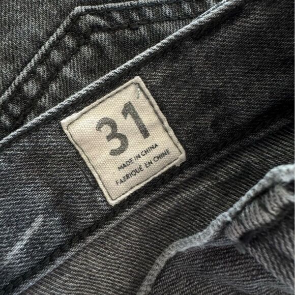 Free People Faded Black Sidecar Mini Skirt Size 31 - Picture 11 of 13